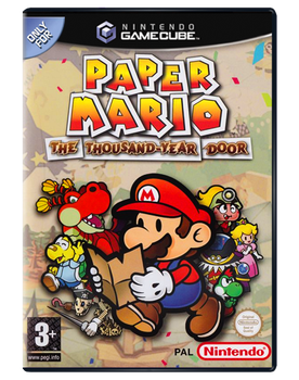 Игра Nintendo GameCube Paper Mario: The Thousand-Year Door Europe Английская Версия Б/У