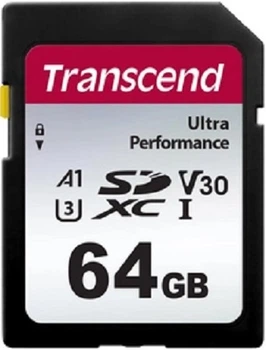 Карта пам'яті Transcend SD 64GB C10 UHS-I U3 R160/W50MB/s 4K