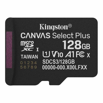 Kingston Карта пам'яті Kingston microSD 128GB C10 UHS-I A1 V10 R150MB/s