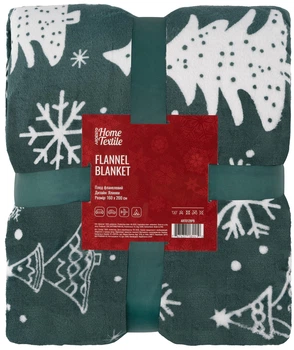 Плед Christmas Flannel 160х200см, 100% полиэстер, елки ARDESTO (pbe0050483)