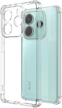 Прозрачный чехол MultiCam Xiaomi Redmi Note 14 (версия EU) (усиленный углами) (43148)
