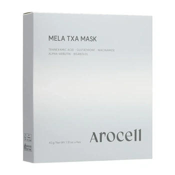 Гидрогелевая маска с транексамовой кислотой, глутатионом и арбутином Arocell Mela TXA Mask 4 шт по 43 г