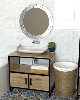 Тумба под умывальник в стиле лофт EcoLoft Беллуно DSP-1322-1