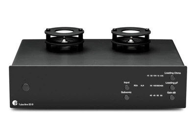 Фонокоректор Pro-Ject Tube Box S3 B Black з ламповим підсиленням