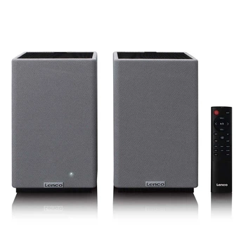 Активна акустика Lenco SPB-240BKGY Bluetooth Hi-Fi Чорний/Сірий