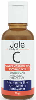 Порошковая сыворотка с аскорбиновой кислотой 10% Jole Vitamin C Powder 15 г (до 1.03.26)