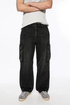 Джинси Pull & Bear чорний PAATQ190 38