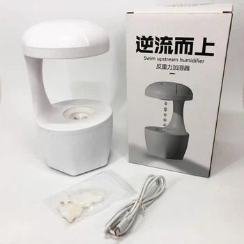 Антигравитационный капельный увлажнитель воздуха с обратным потоком UKC Anti Gravity Humidifier 800 мл 5 Вт