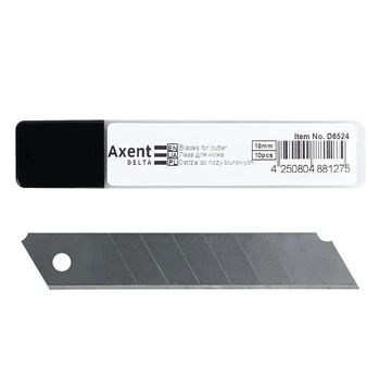 Леза для ножів Axent 18 мм 10 шт (D6524)