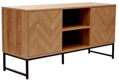 Тумба під телевізор HOMLA SWEN з металевими ніжками 120 x 38 x 60 см (5904183849720)