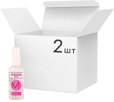 Упаковка антисептика для рук Manorm Crystal 2 шт. х 50 мл (ROZ6206101498)