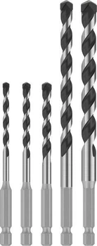 Набор сверл Bosch PRO HEX-5 4x100, 5x100, 6x100, 8x150, 10x150 мм (2608707004)