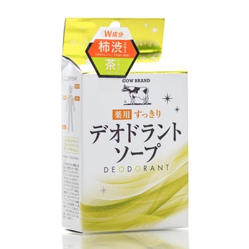 Дезодорирующее мыло от возрастного запаха Cow Brand Medicated Refreshing Deodorant soap 125 гр