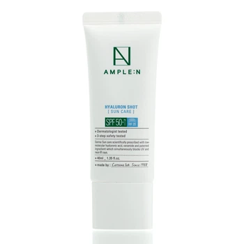 Сонцезахисний крем із гіалуроновою кислотою Ample:N Hyaluron Shot Sun Care SPF 50+/PA++++ (40 мл)