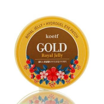 Гидрогелевые патчи с золотом и маточным молочком Petitfee Koelf Gold Royal Jelly Eye Patch 60 шт