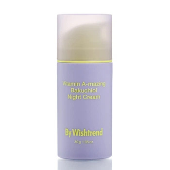 Ночной крем с ретинолом и бакучиолом By Wishtrend Vitamin A-mazing Bakuchiol Night Cream 30 мл