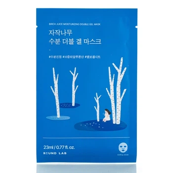 Увлажняющая гелевая маска с березовым соком ROUND LAB Birch Juice Moisturizing Double Gel Mask 1 шт - 23 мл