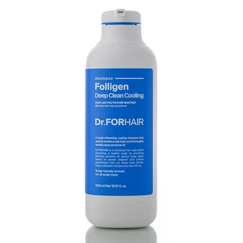 Глибокоочисний шампунь з охолоджувальним ефектом Dr.Forhair Folligen Deep Clean Cooling Shampoo (500 мл)