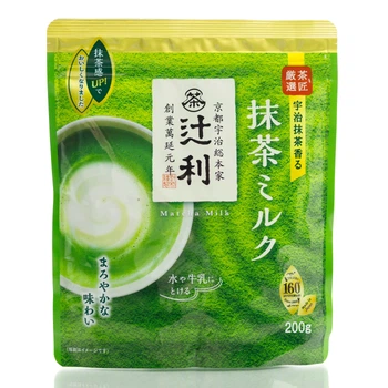 Японский чай Матча молочный мягкий вкус КАТАОКА Tsujiri matcha milk 170 гр