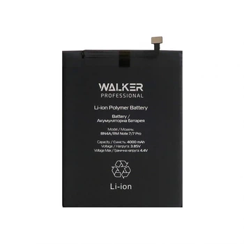 Аккумулятор WALKER Professional для Xiaomi BN4A Redmi Note 7, Redmi Note 7 Pro 4000mAh