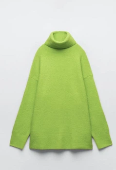Гольф светр жіночий теплий Zara Салатовий M