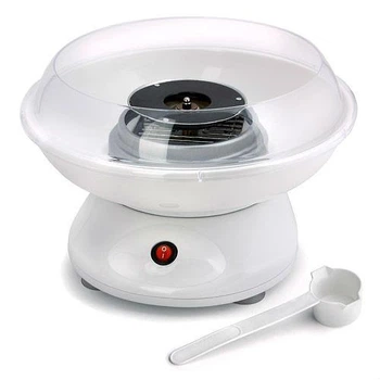 Апарат для солодкої вати Cotton Candy Maker + палички у подарунок Білий