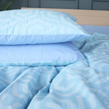 Наволочка MirSon Бязь 17-0628 Diamond Blue 70 x 70 см (2200008462802)
