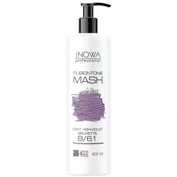 Тонирующая маска Jnowa Professional FusionTone 8.61 Light Ash-Violet Brunette Светло-русый фиолетово-пепельный для волос, 400 мл