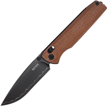 Ніж складаний SRM Terrier 258L-MN2 Коричневий
