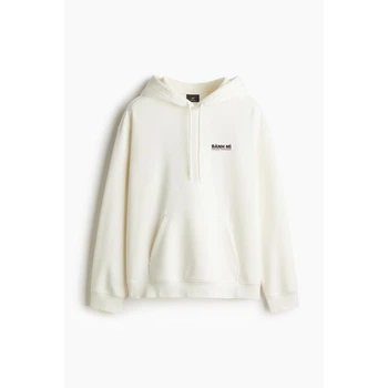 Худи H&M 1122659 белый BAHN MI S