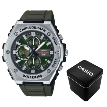 Мужские часы Casio MWA-300H-3A Серебристые/Черные ( AT1141-0418 )