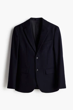 Пиджак H&M 1236723 темно-синий 50