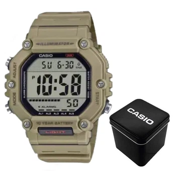 Мужские часы Casio AE-1600H-5A Бежевый ( AT1141-0412 )