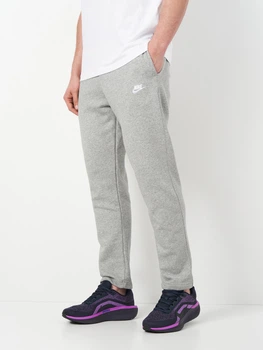 Спортивні штани чоловічі утеплені Nike Club Pant Oh Bb BV2707-063 L Світло-сірі (193147711844)