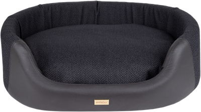 Лежак для собак Amiplay Milano Elipsów L Чорний (5907563310643)