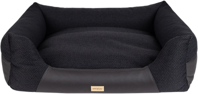 Диван для собак Amiplay Milano ZipClean L Чорний (5907563310797)