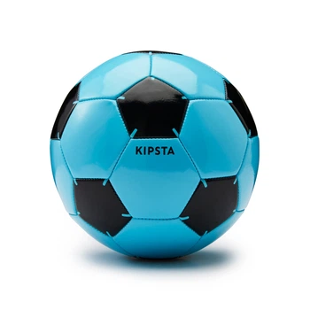 Дитячий м'яч футбольний First Kick розмір 3 до 9 років синій KIPSTA