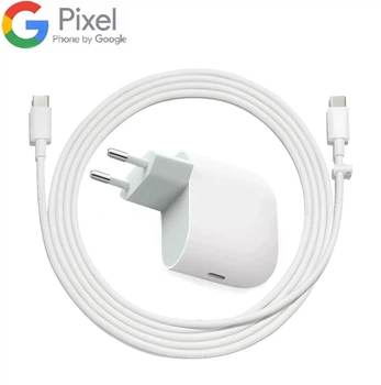 Зарядный блок для быстрой зарядки Google Pixel 45W + кабель Type-C