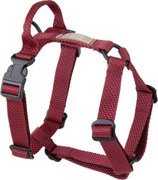 Szelki regulowane dla psów Amiplay Midnight Guard z rączką L Bordowe (5907563317826)