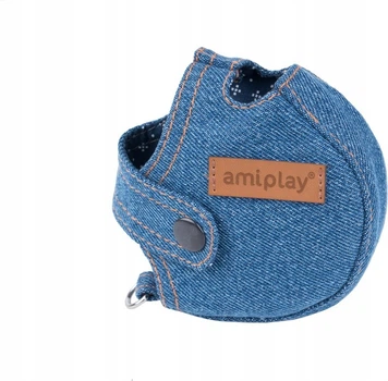 Obudowa na smycz automatyczną Amiplay Denim L Niebieska (5907563275003)