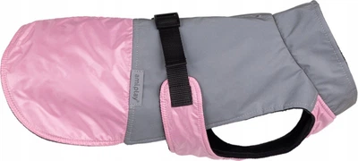 Kurtka-peleryna dla psów Amiplay Lumin odblaskowa 40 cm Różowa (5907563316669)