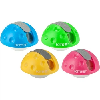 Чинка дитяча з контейнером 1 лезо Mushroom асорті KITE