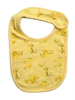 Слюнявчик хлопковый для девочки Mothercare LIDL XA002-7203 One Size Желтый