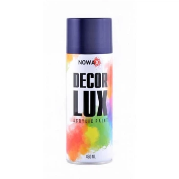 Краска акриловая Темно-синий RAL 5010 DEEP BLUE 450 мл DecorLUX
