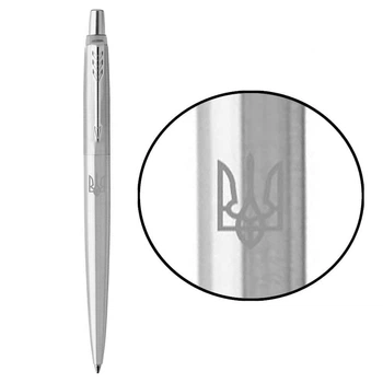 Ручка шариковая Parker JOTTER Stainless Steel CT BP Трезубец 16132_TR