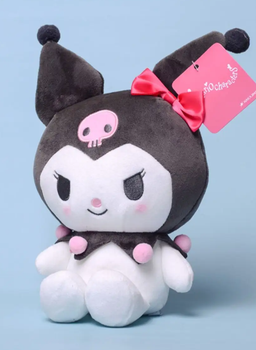 Мягкая игрушка Куроми Kuromi Hello Kitty аниме плюшевая 25 см розовая (DNN)