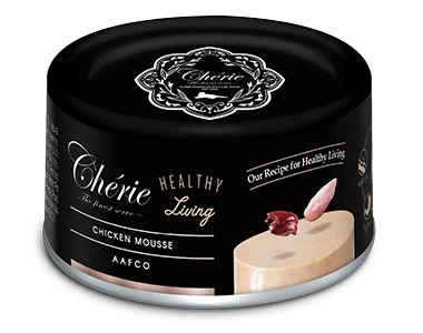 Вологий корм для котів Cherie Healthy Living Chicken Mousse (мус із курки) 80 г