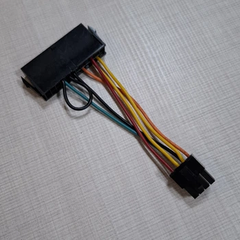 Переходник питания 24pin → 8pin для Dell 12+ поколения, один красный провод, длина 10 см