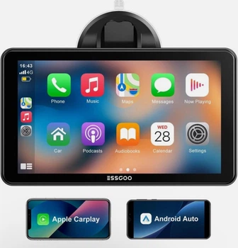 Монитор автомобильный CarPlay 8", Android Auto, Apple CarPlay