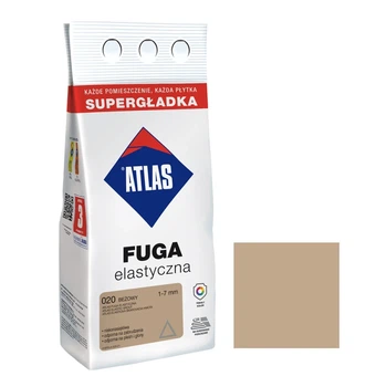 Фуга ATLAS FUGA ELASTYCZNA 020 - 2 кг бежевий